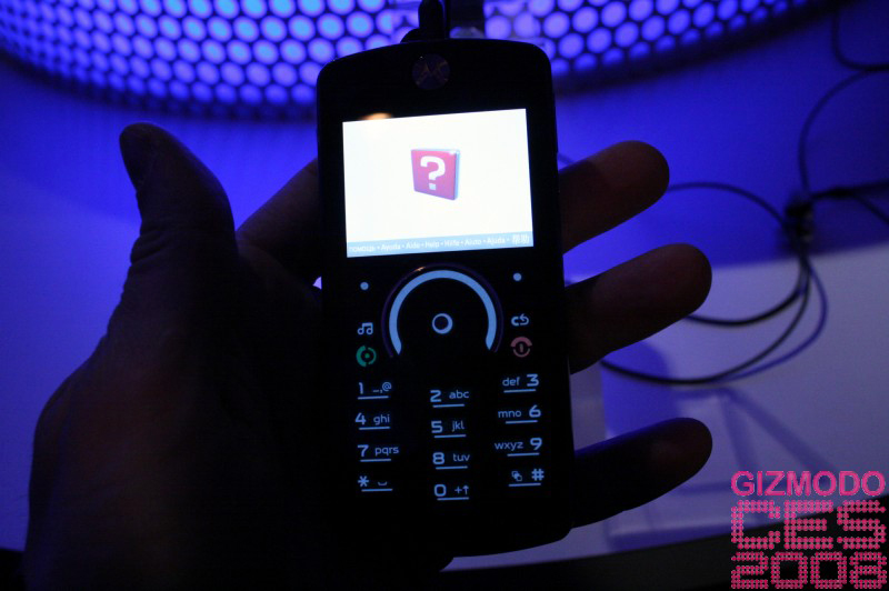 Illustration for article titled Motorola Z10 and ROKR E8 Hands On